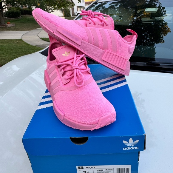 Adidas Vibrant Pink NMD Sneakers - Picture 1 of 7
